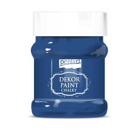 Dekor élénk krétafesték PENTART 230ml acélkék