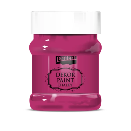 Dekor élénk krétafesték PENTART 230ml pink