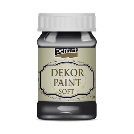 Dekor lágy krétafesték PENTART 100ml fekete