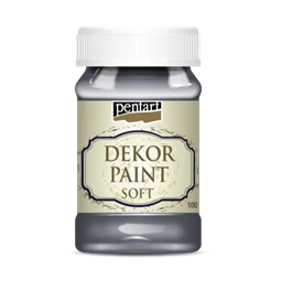 Dekor lágy krétafesték PENTART 100ml grafit