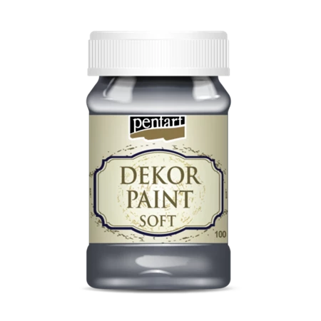 Dekor lágy krétafesték PENTART 100ml grafit