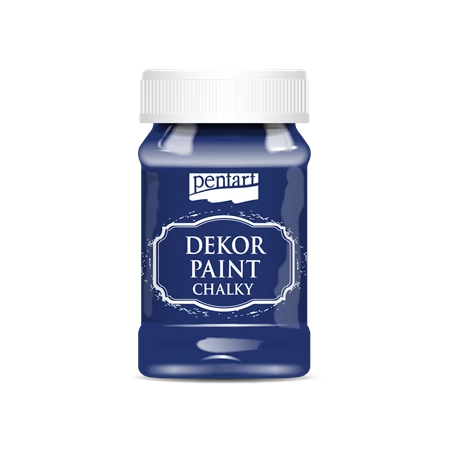 Dekor élénk krétafesték PENTART 100ml kék