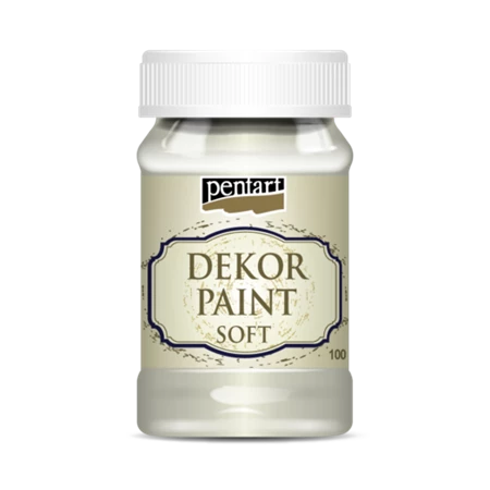 Dekor lágy krétafesték PENTART 100ml krémfehér