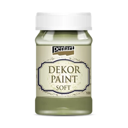 Dekor lágy krétafesték PENTART 100ml oliva