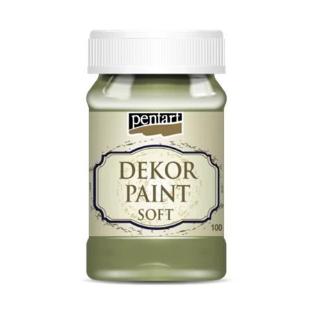 Dekor lágy krétafesték PENTART 100ml oliva