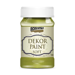 Dekor lágy krétafesték PENTART 100ml sárágászöld