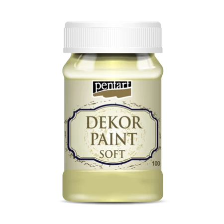 Dekor lágy krétafesték PENTART 100ml sárga