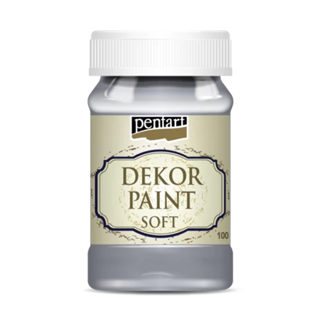 Dekor lágy krétafesték PENTART 100ml szürke