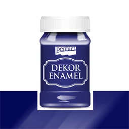 Dekor zománcfesték PENTART 100ml sötétkék