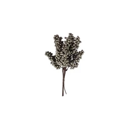 Művirág bogyós csokor 25 cm olajzöld