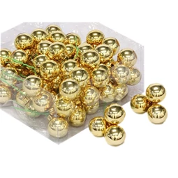 Dekoráció betűző gömb üveg 3cm 72db/csomag