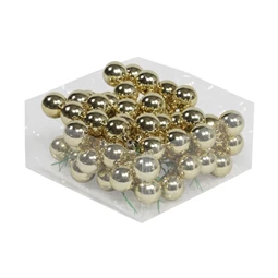 Dekoráció betűző gömb üveg 3cm 72db/csomag