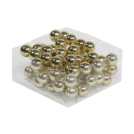 Dekoráció betűző gömb üveg 3cm 72db/csomag