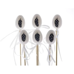 Dekoráció betűző tojás, poly, 6cm, 1db