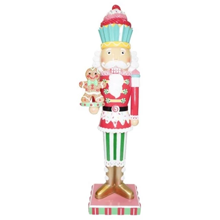 Dekoráció diótörő LED-es 35x30x124,5 cm poly színes