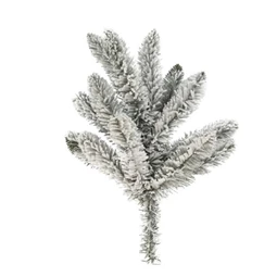 Dekoráció fenyőág havas, műanyag, 45 cm