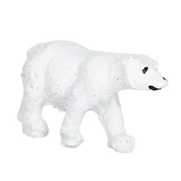 Dekoráció jegesmedve poly 3,9x1,3x2,3cm 4db/csomag fehér