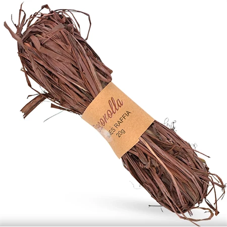 Dekoráció raffia 20gr barna