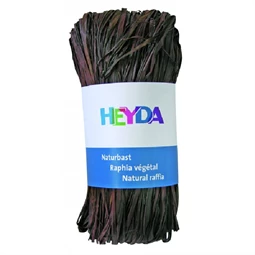 Dekoráció raffia 50gr barna természetes anyagból HEYDA