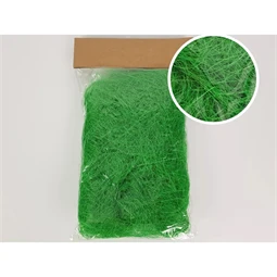 Dekoráció szizál 30gr zöld, műfű