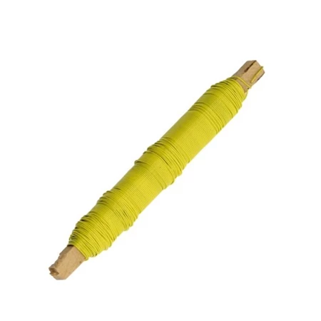 Drót 0,5mm fapálcikás 10dkg sárga színű