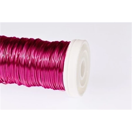 Ddrót 0,5mm sima 100gr pink színű