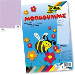 Dekorgumi 20x29cm Lila 1db