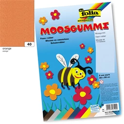 Dekorgumi 20x29cm Narancs 1db