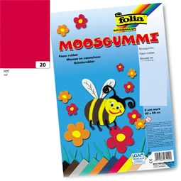 Dekorgumi 20x29cm Piros 1db