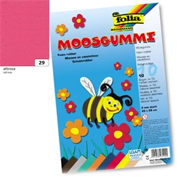 Dekorgumi 20x29cm Rózsaszín 1db