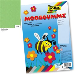 Dekorgumi 20x29cm Világos Zöld 1db