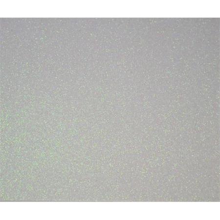Dekorgumi A/4 2 mm glitteres fehér