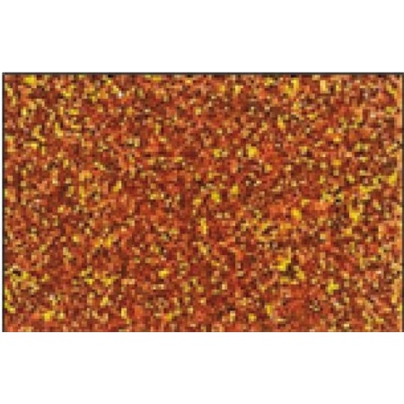 Dekorgumi A/4 2 mm glitteres narancs