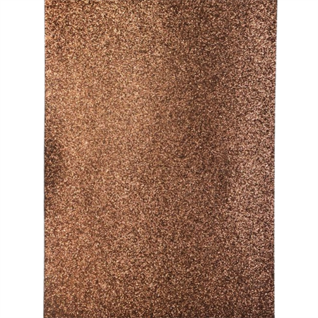 Dekorgumi A/4 2 mm glitteres, öntapadós bronz