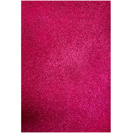 Dekorgumi A/4 2 mm glitteres, öntapadós ciklámen
