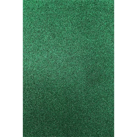 Dekorgumi A/4 2 mm glitteres, öntapadós zöld