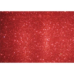 Dekorgumi A/4 2 mm glitteres piros