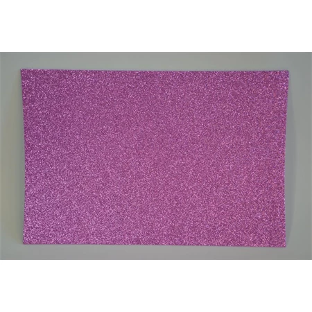 Dekorgumi A/4 2 mm glitteres világos rózsaszín