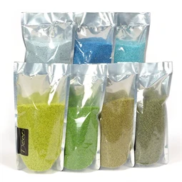 Dekorhomok 500gr 0,5 mm türkiz