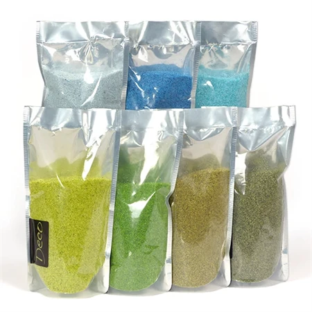 Dekorhomok 500gr 0,5 mm türkiz