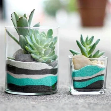 Dekorhomok 500gr 0,5 mm türkiz