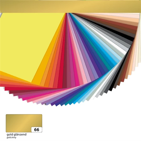 Dekorkarton 2 oldalas 50x70cm 10ív/csomag 130gr Csillogó Arany