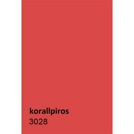 Dekorkarton 2 oldalas 50x70cm korallpiros 225 g/m2 3028