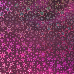 Dekorkarton 25x35cm Clairefontaine metal holografikus 195gr 5ív/csomag vegyes színekben
