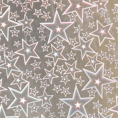 Dekorkarton 25x35cm Clairefontaine metal holografikus 195gr 5ív/csomag vegyes színekben