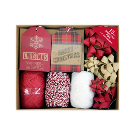 Dekorkiegészítő Clairefontaine/Eurowrap kraft vegyes 15 db/csomag