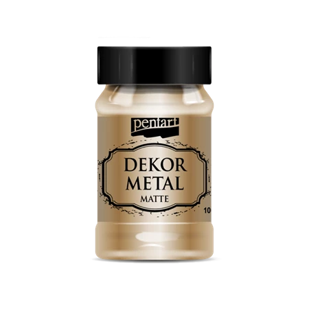 Akrilfesték dekormetál PENTART 100ml matt bronz