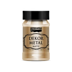 Akrilfesték dekormetál PENTART 100ml matt bronz