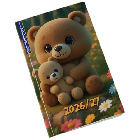 Diák zsebkönyv 2026-2027 REAL mackó