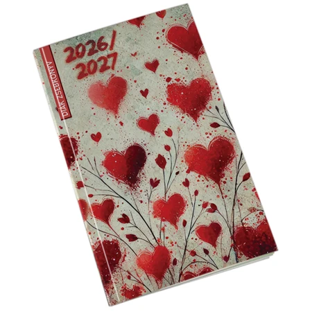 Diák zsebkönyv 2026-2027 REAL szívek